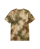 Tie Dye T Shirt Olive Brown and Beige All Over Design | B2B Low MOQ