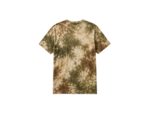 Tie Dye T Shirt Olive Brown and Beige All Over Design | B2B Low MOQ