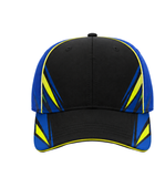 Custom Black Blue Darts Cap – Wholesale Club Team Headwear