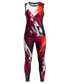 Custom Red Gradient Climbing Uniform – Team Set Bulk Orders, Low MOQ, Personalized Name & Number
