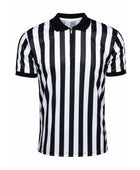Custom Black White Basketball Referee Shirt | Wholesale Polo Officials Uniform