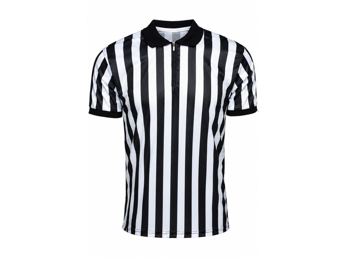 Custom Black White Basketball Referee Shirt | Wholesale Polo Officials Uniform