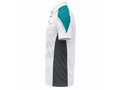 Custom Teqball Coach Staff Polo – White Teal Wholesale Teamwear