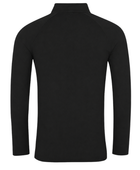 Contrast-Zip Training Sweat Top Black and White | B2B Low MOQ Personal Trainer Workwear Manufacturer