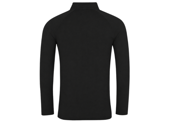 Contrast-Zip Training Sweat Top Black and White | B2B Low MOQ Personal Trainer Workwear Manufacturer