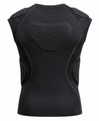 Custom Black Padded Rugby Compression Shirt | Wholesale Team Base Layer for Bulk Orders