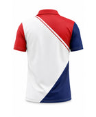 Red, White & Navy Polo Shirt – Team Performance Apparel, Wholesale Bulk, Low MOQ