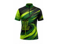Green & Black Disc Golf Jersey – Team Performance Sportswear, Wholesale Bulk, Low MOQ