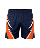 Navy & Orange Squash Shorts – Bulk Team Shorts, Low MOQ, Wholesale Performance Sportswear