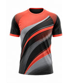 Red, Black & Grey Padel Jersey – Team Performance Sportswear, Wholesale Bulk, Low MOQ
