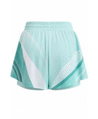 Aqua & White Pickleball Shorts – Team Performance Sportswear, Wholesale Bulk, Low MOQ