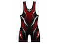 Red & Black Wrestling Uniform – Performance Team Singlet, Wholesale Bulk, Low MOQ