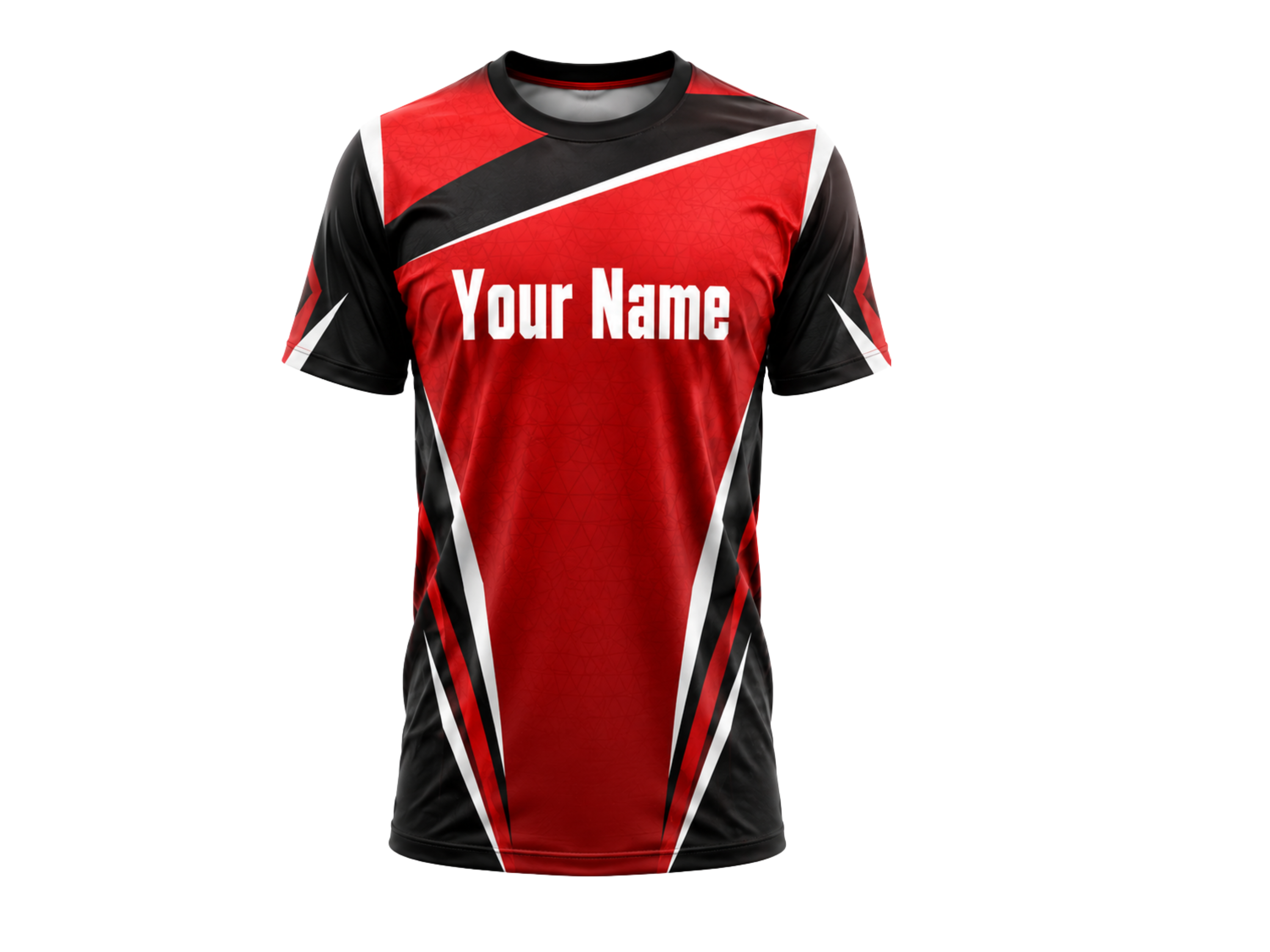 Red & Black Chase Tag Jersey – Wholesale Performance Sportswear, Low MOQ, Bulk Team Training Kit