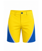 Yellow Custom Golf Shorts – Wholesale Bulk Team Polo Shorts, Low MOQ, B2B Performance Apparel
