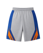 Gray & Blue Chase Tag Shorts – Bulk Activewear, Low MOQ, Wholesale Training & Lifestyle Shorts