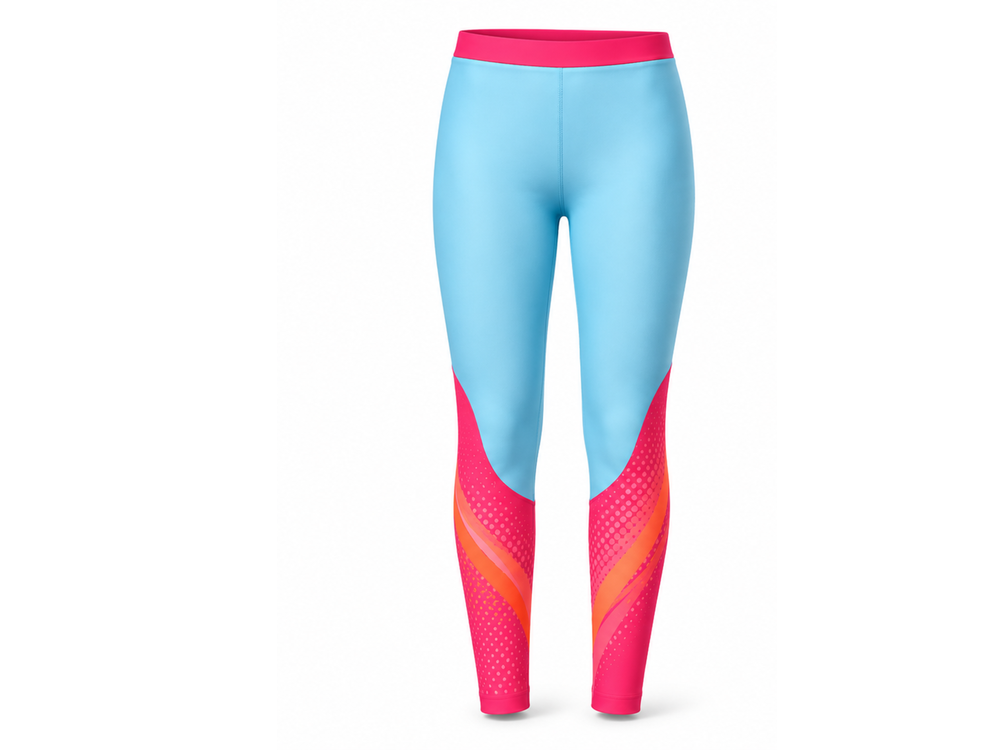 Light Blue & Pink Sports Pants – Team Performance Track Pants, Wholesale Bulk, Low MOQ front design preview