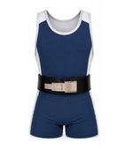 Blue & White Powerlifting Uniform – Men’s & Women’s Singlet – Wholesale, Customizable B2B Order
