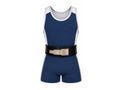 Blue & White Powerlifting Uniform – Men’s & Women’s Singlet – Wholesale, Customizable B2B Order