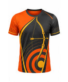 Black & Orange Archery Jersey – Wholesale Team Jersey, Low MOQ, Bulk Performance Sportswear