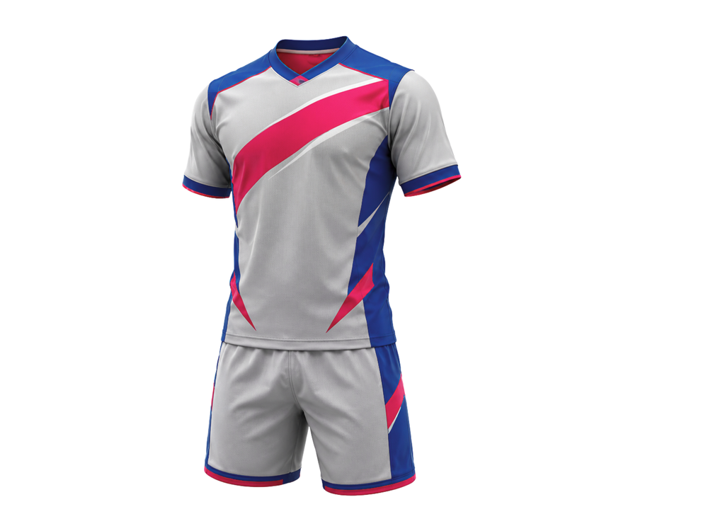 Gray Custom Rugby Uniform – Wholesale Bulk Team Kit, Low MOQ, B2B Performance Apparel front design preview