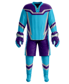 Light Blue Custom Hockey Uniform – Wholesale Bulk Team Kit, Low MOQ, B2B Performance Apparel