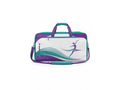 Custom Dance Team Duffle Bag | Wholesale Dancer Kit Bag | Purple White | Apparels Bridge