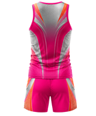Custom Track & Field Uniform – Pink Team Set, Wholesale, Low MOQ, Bulk Sportswear