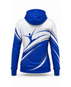 Custom Dance Hoodie | Wholesale Dance Team Sweatshirt | Royal Blue White | Apparels Bridge