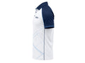 Custom White Tennis Coach Polo – Navy Staff Shirt for Clubs