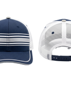 Custom Cornhole Trucker Hat – Navy White League Cap for Wholesale Sports Buyers