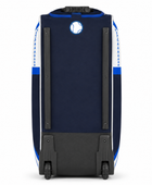 Custom Navy Blue Baseball Rolling Backpack | Wholesale Team Gear Bag for Bulk Orders