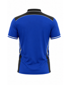Custom Badminton Jersey – Blue Polo Team Shirt, Wholesale, Low MOQ, Bulk Sportswear