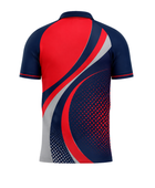 Red, Navy & White ESports Jersey – Team Gaming Performance Wear, Wholesale Bulk, Low MOQ