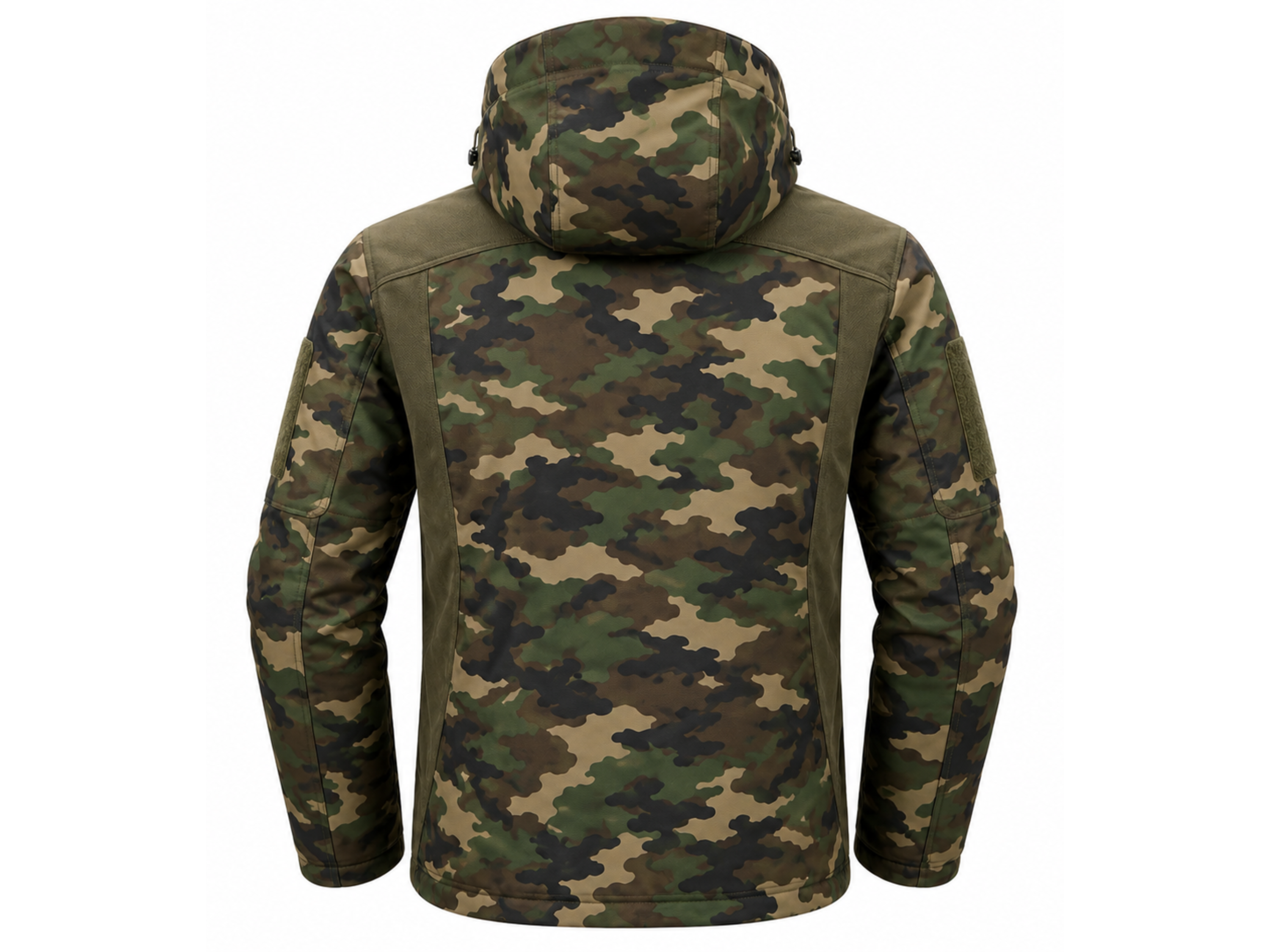 Hunting Camo Hooded Jacket – Green Woodland Camouflage | B2B Low MOQ