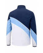Custom Golf Rain Jacket | Wholesale Golf Club Windbreaker Jacket | Navy Light Blue White | Apparels Bridge