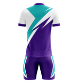 Custom Handball Uniform – Purple & Teal Team Set, Wholesale, Low MOQ, Bulk Sportswear