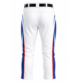 Custom White Blue Baseball Pants | Wholesale Team Uniform Pants for Bulk Orders
