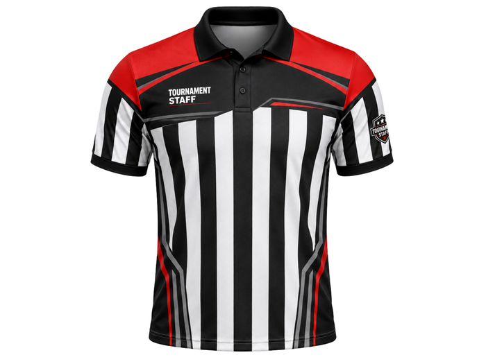 CUSTOM PING PONG REFEREE POLO