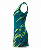 Custom Green Tennis Dress – Lime Navy Sleeveless Team Dress