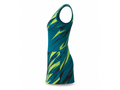 Custom Green Tennis Dress – Lime Navy Sleeveless Team Dress