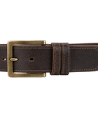 Hunting Leather Belt – Dark Brown | B2B Low MOQ