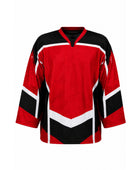 Custom Red Goalie Hockey Jersey – Wholesale Team Jersey for Clubs