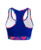 Custom Training and Lifestyle Sports Bra | Wholesale Gym Activewear Sports Bra | Royal Blue Pink Multi-Color | Apparels Bridge