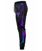 Custom Esports Jogger Pants | Wholesale Gaming Team Joggers | Black Purple Blue | Apparels Bridge