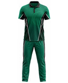 Custom Green Cricket Kit with Trouser – Sublimated Wholesale Team Uniform Set Apparels Bridge