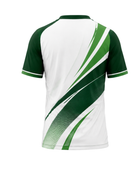 Custom Green & White Dart Jersey – Team Uniform Bulk, Low MOQ, Personalized Name & Number