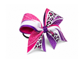 Custom Pink Purple Cheer Bow – Wholesale Cheerleading Hair Bow for Teams
