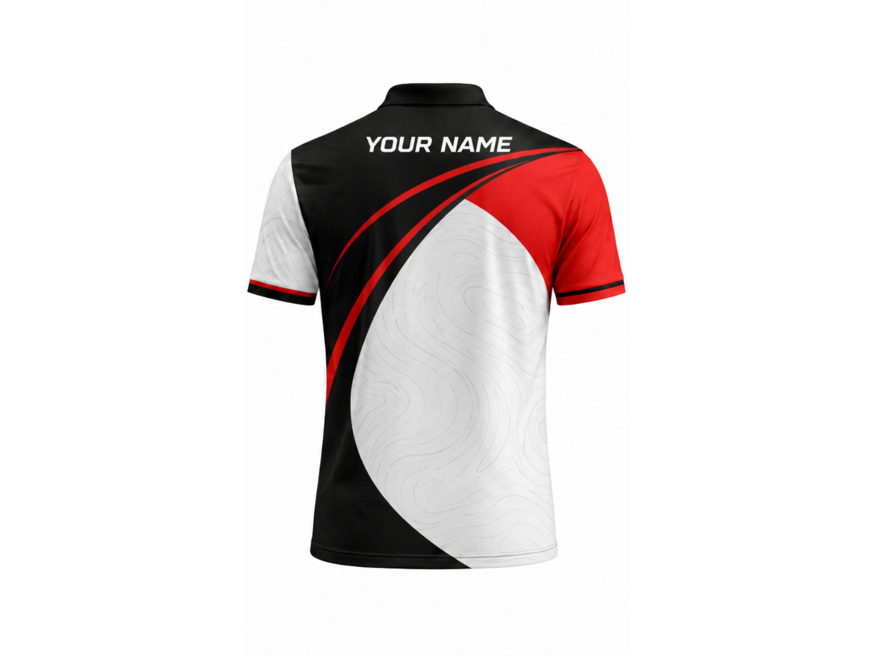Custom B2B Golf Polo Shirt White Black Red  Wholesale Golf Club Polo