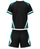 Custom Black, White & Teal Dart Uniform – Team Set Bulk, Low MOQ, Personalized Name & Number