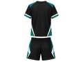 Custom Black, White & Teal Dart Uniform – Team Set Bulk, Low MOQ, Personalized Name & Number